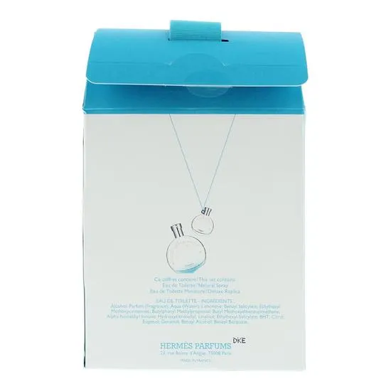 Hermès Eau Des Merveilles Bleue Eau De Toilette Spray Gift Set 50ml