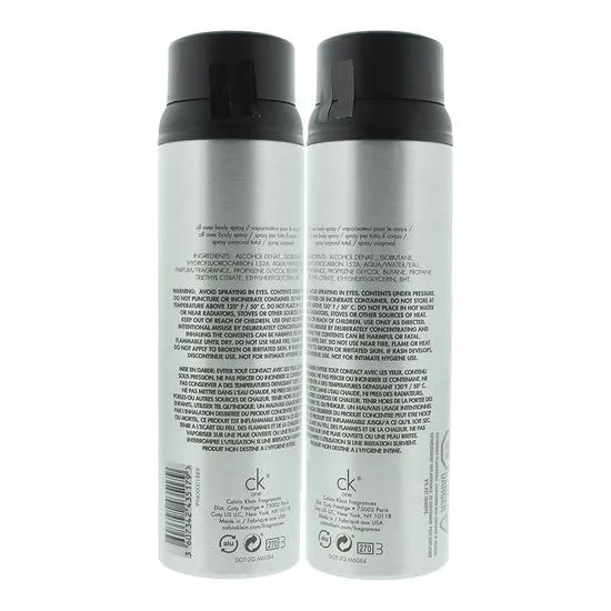 Calvin Klein CK One All Over Body Spray 152g