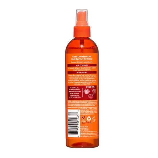 Cantu For Natural Hair Comeback Curl Next Day Curl Revitalizer
