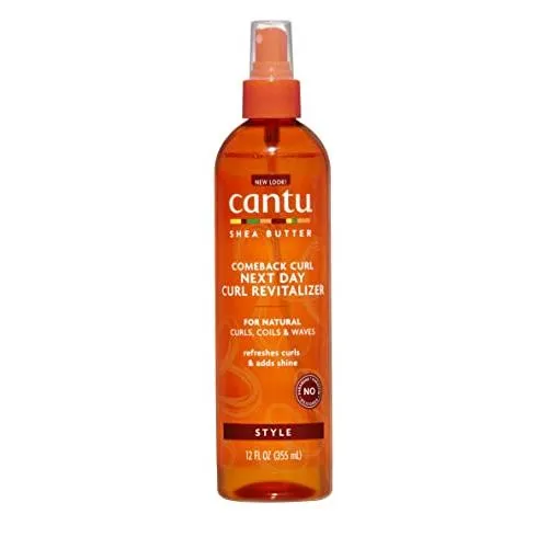 Cantu For Natural Hair Comeback Curl Next Day Curl Revitalizer