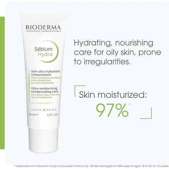 Bioderma Sebium Hydra Moisturising Compensating Care 40ml