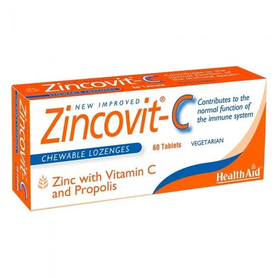 Health Aid Zincovit-C Chewable Lozenges 60 Lozenges