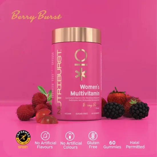 Nutriburst Women's Multivitamin Gummies 60 Gummies