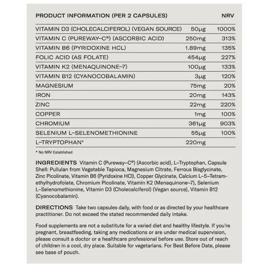 SOW Minerals Women's Immune & Serene Capsules 60 Capsules