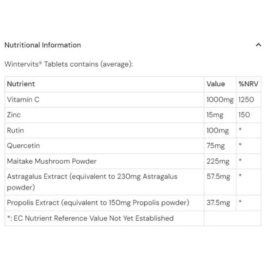 Health Aid WinterVits Tablets 30 Tablets