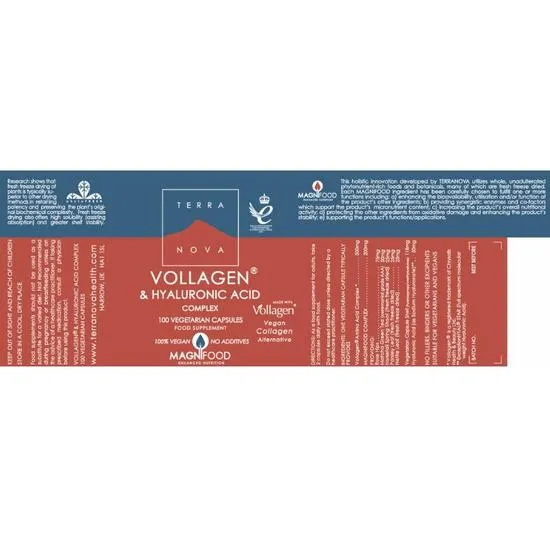 Terranova Vollagen & Hyaluronic Acid Complex Capsules 50 Capsules