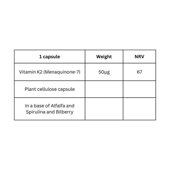Viridian Vitamin K2 Capsules 30 Capsules