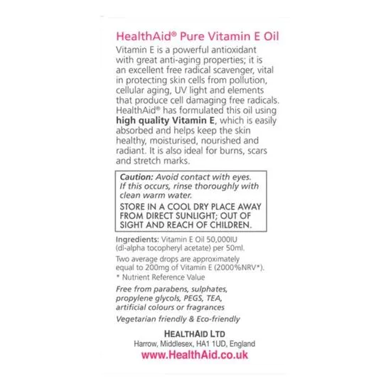 Health Aid Vitamin E Oil 50ml