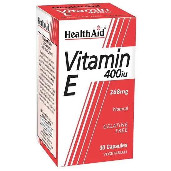 Health Aid Vitamin E 400iu Natural Vegicaps 30 Vegicaps