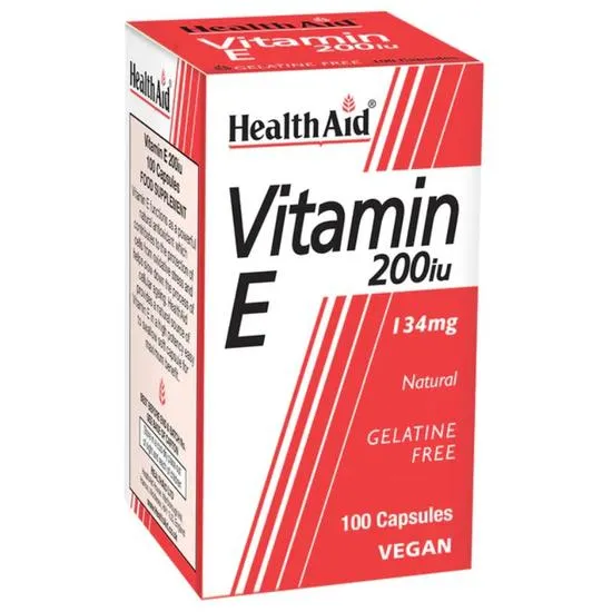 Health Aid Vitamin E 200iu Natural Vegicaps 60 Vegicaps