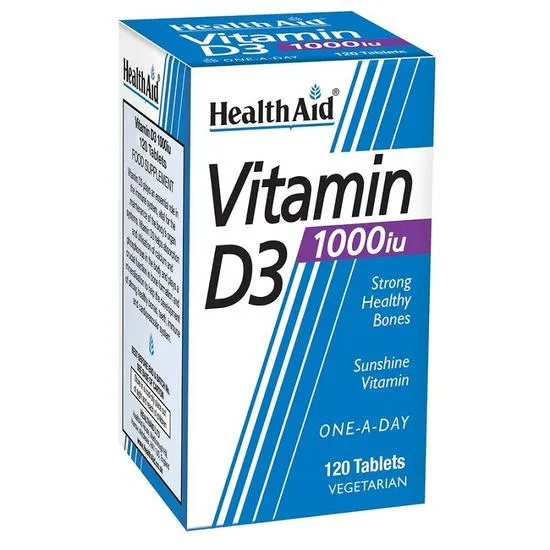 Health Aid Vitamin D3 1000iu Tablets 30 Tablets