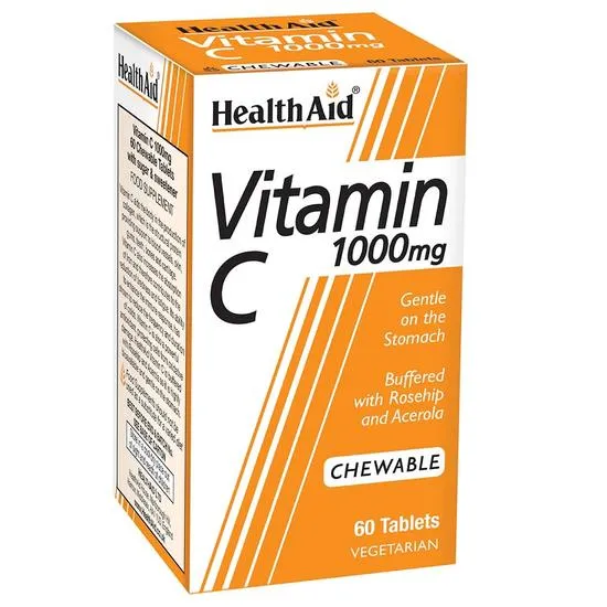 Health Aid Vitamin C 1000mg Chewable Tablets 30 Tablets