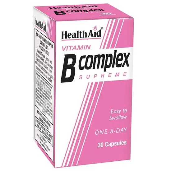 Health Aid Vitamin B Complex Supreme 30 Capsules