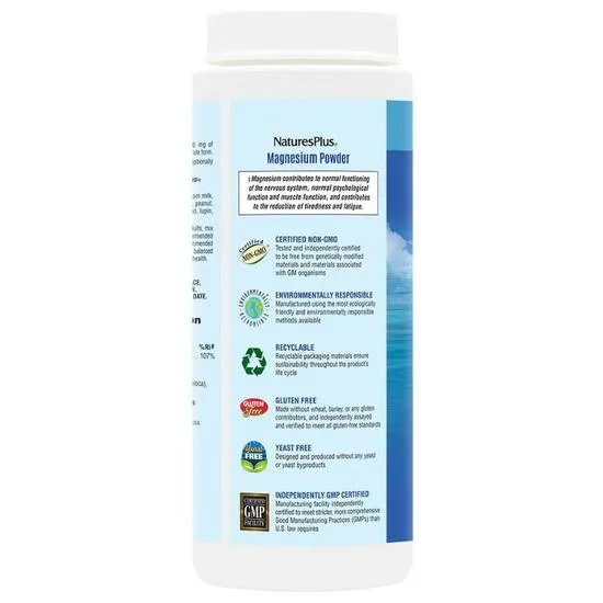 Nature's Plus Unflavoured Magnesium Powder 360g