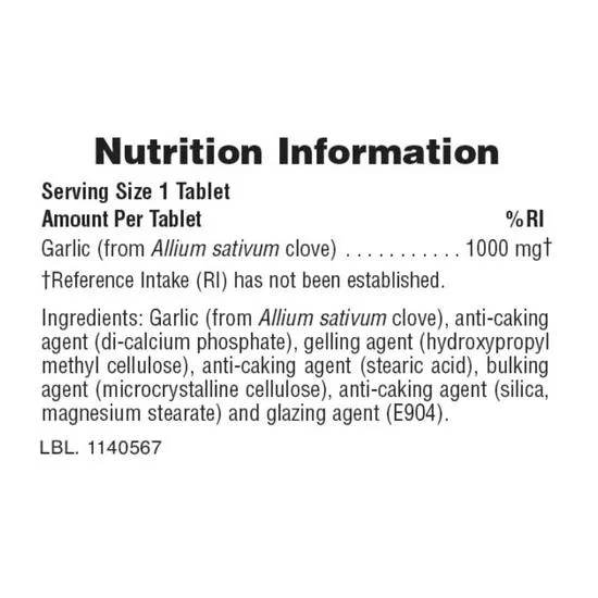 Nature's Plus Ultra Garlite 1000mg Sustained Release Tablets 90 Tablets