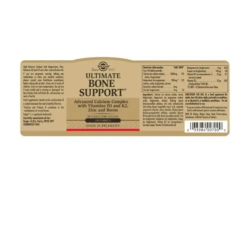 Solgar Ultimate Bone Support Tablets 120 Tablets