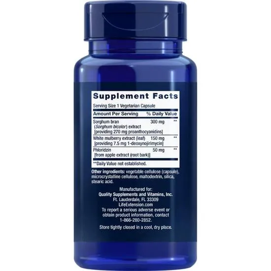 Life Extension Tri Sugar Shield Vegicaps 60 Vegicaps