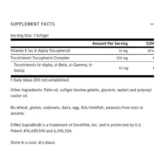 Jarrow Formulas TocoSorb Softgels 60 Softgels
