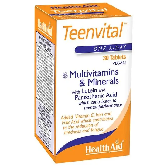 Health Aid TeenVital Tablets 30 Tablets