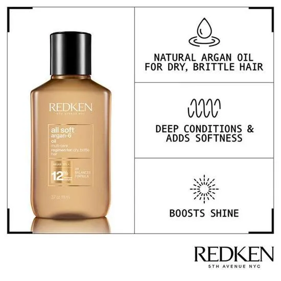 Redken All Soft Argan 6 Oil 111ml
