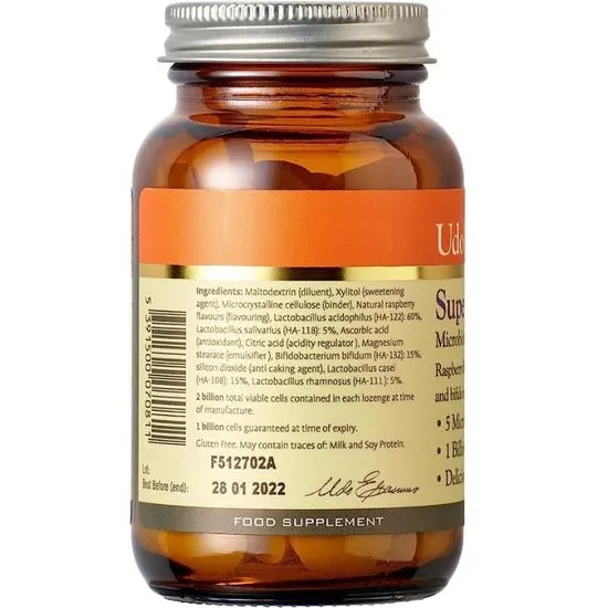 Udo's Choice Super 5 Microbiotics Lozenges 60 Lozenges