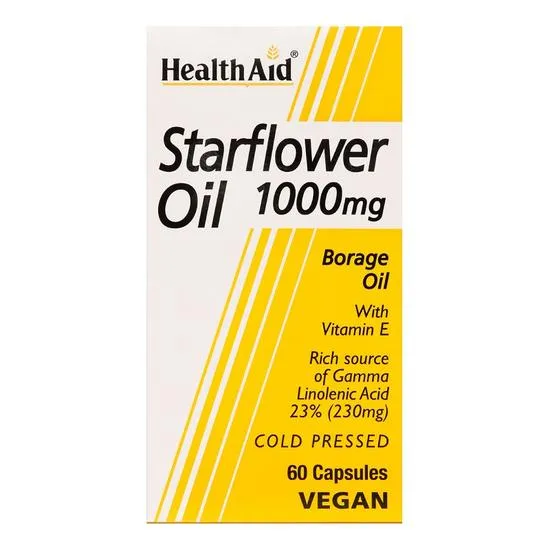 Health Aid Starflower Oil 1000mg (23% GLA) 30 Capsules