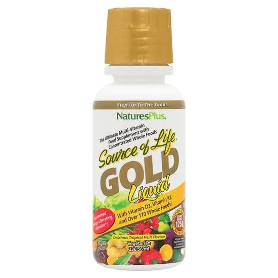 Nature's Plus Source Of Life Gold Multi Vitamin Liquid 236ml