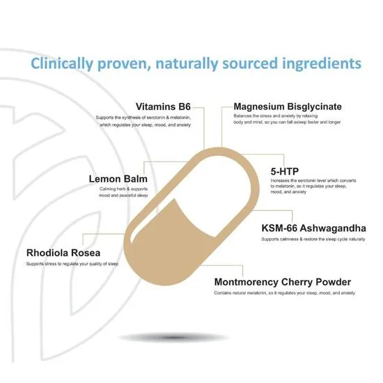 RYM Nutrition Sleep Rest & Restore Capsules 30 Capsules