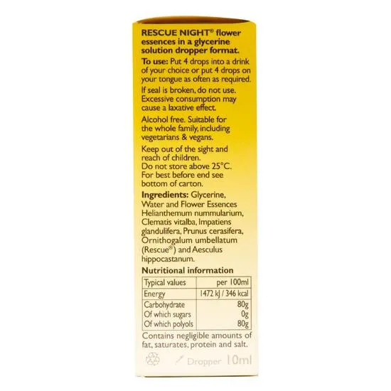 Bach Rescue Night Dropper 10ml