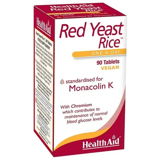 Health Aid Red Yeast Rice Tablets 90 Tablets