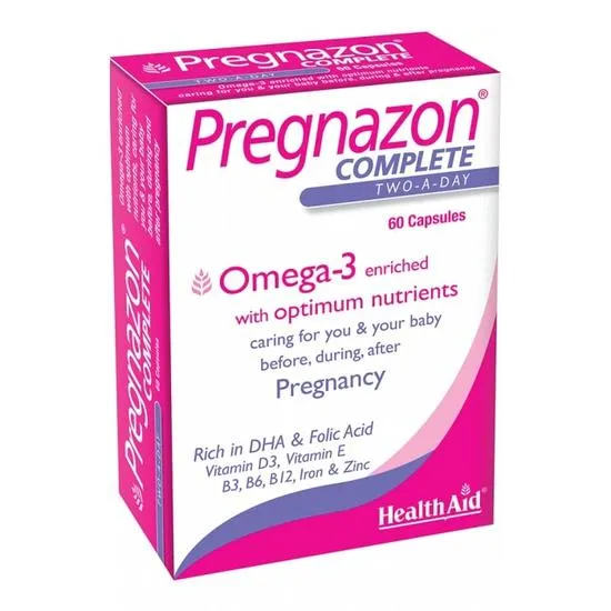 Health Aid Pregnazon Complete Capsules 60 Capsules