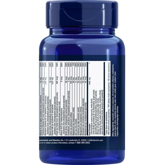 Life Extension Plant-Based Multivitamin Vegicaps 90 Vegicaps