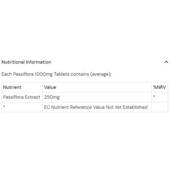 Health Aid Passiflora Tablets 30 Tablets