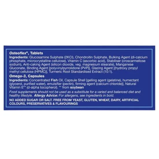 Health Aid Osteoflex & Omega-3 Capsules 60 Capsules