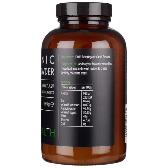 KIKI Health Organic Raw Carob Powder 185g