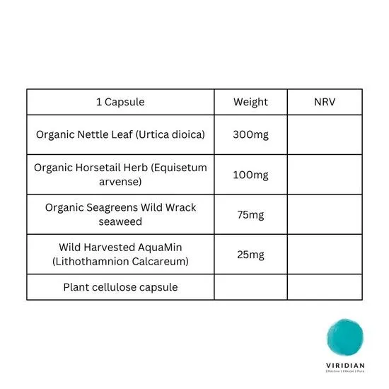 Viridian Organic Mineral Complex Veg Caps 90 Capsules