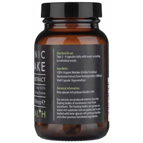 KIKI Health Organic Maitake Mushroom Extract Vegicaps 60 Vegicaps