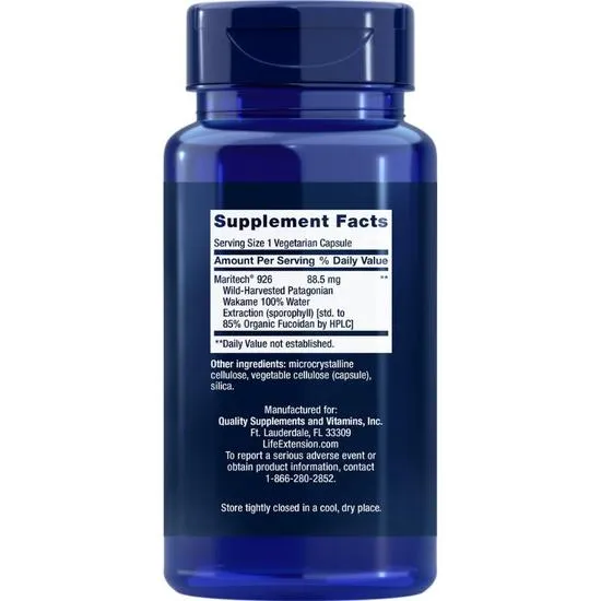 Life Extension Optimised Fucoidan Vegicaps 60 Vegicaps