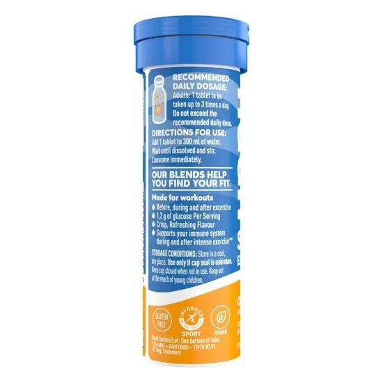 Nuun Hydration Nuun Sports Electrolytes Orange Effervescent Tablets 10 Tablets