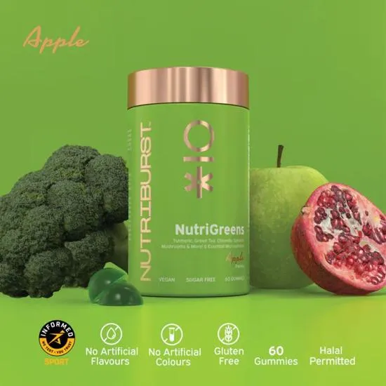 Nutriburst Nutri Greens Gummies 60 Gummies