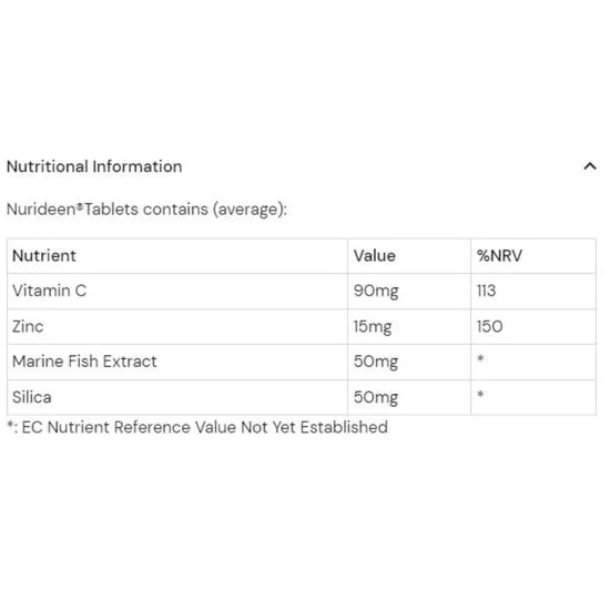 Health Aid Nurideen Tablets 60 Tablets