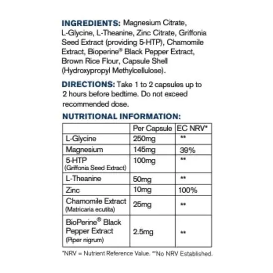 Dr Vegan Nights Relax & Sleep Capsules 30 Capsules