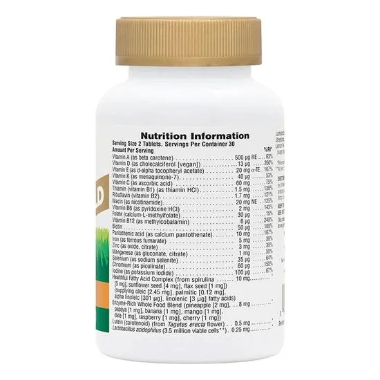 Nature's Plus Natures Plus Animal Parade Gold Chewable Multi Assorted Flavours 60