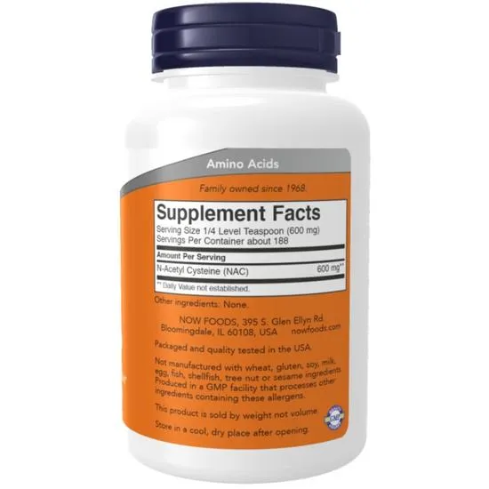 NOW Foods NAC Pure Powder 113g