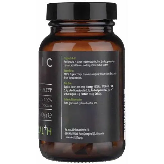 KIKI Health Mushroom Extract Chaga Powder 50g