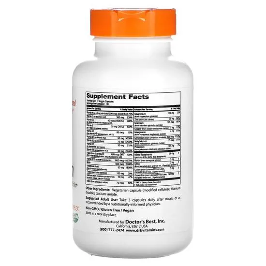 Doctor's Best Multi-Vitamin Vegicaps 90 Vegicaps