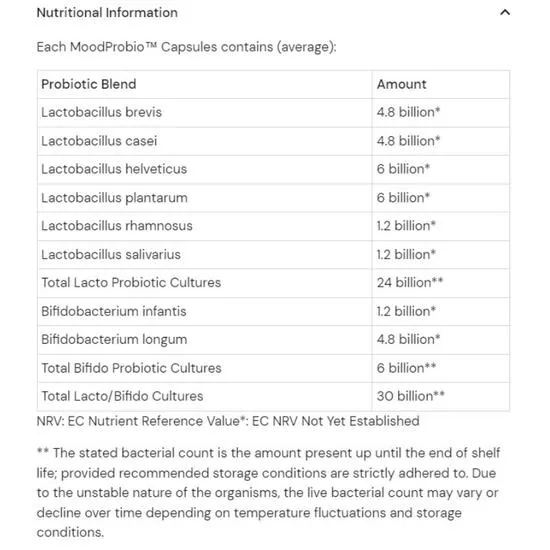 Health Aid Mood Probio Capsules 30 Capsules