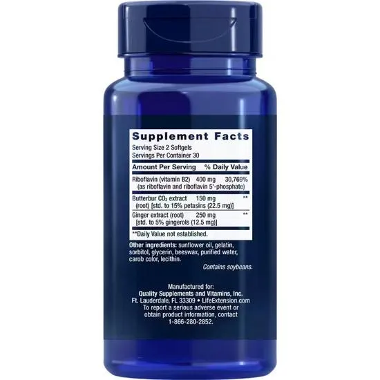 Life Extension Migra-Eeze Softgels 60 Softgels