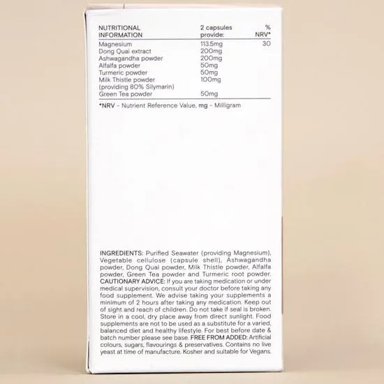 Wild Nutrition Menopause Complex For Women Capsules 60 Capsules