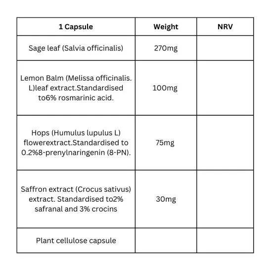 Viridian Menopause Complex Capsules 30 Capsules